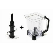 Ninja BL770 Pitcher and Blade Combo Kit - Includes Large 72 Oz New Style Pitcher and Stainless Steel Extraction Blade - Also for BL771 BL773 BL660 BL740 BL780