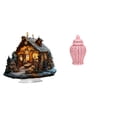 thumbnail image 1 of Adorno decorativo independiente de acrílica con base y tapa para fiestas, hogar, estanterías, festivales, dormitorios y arreglos florales., 1 of 8