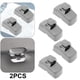 thumbnail image 1 of 2 pares hebillas soporte para parasol coche 3B0857561B Touran 2003-2010 (gris), 1 of 5