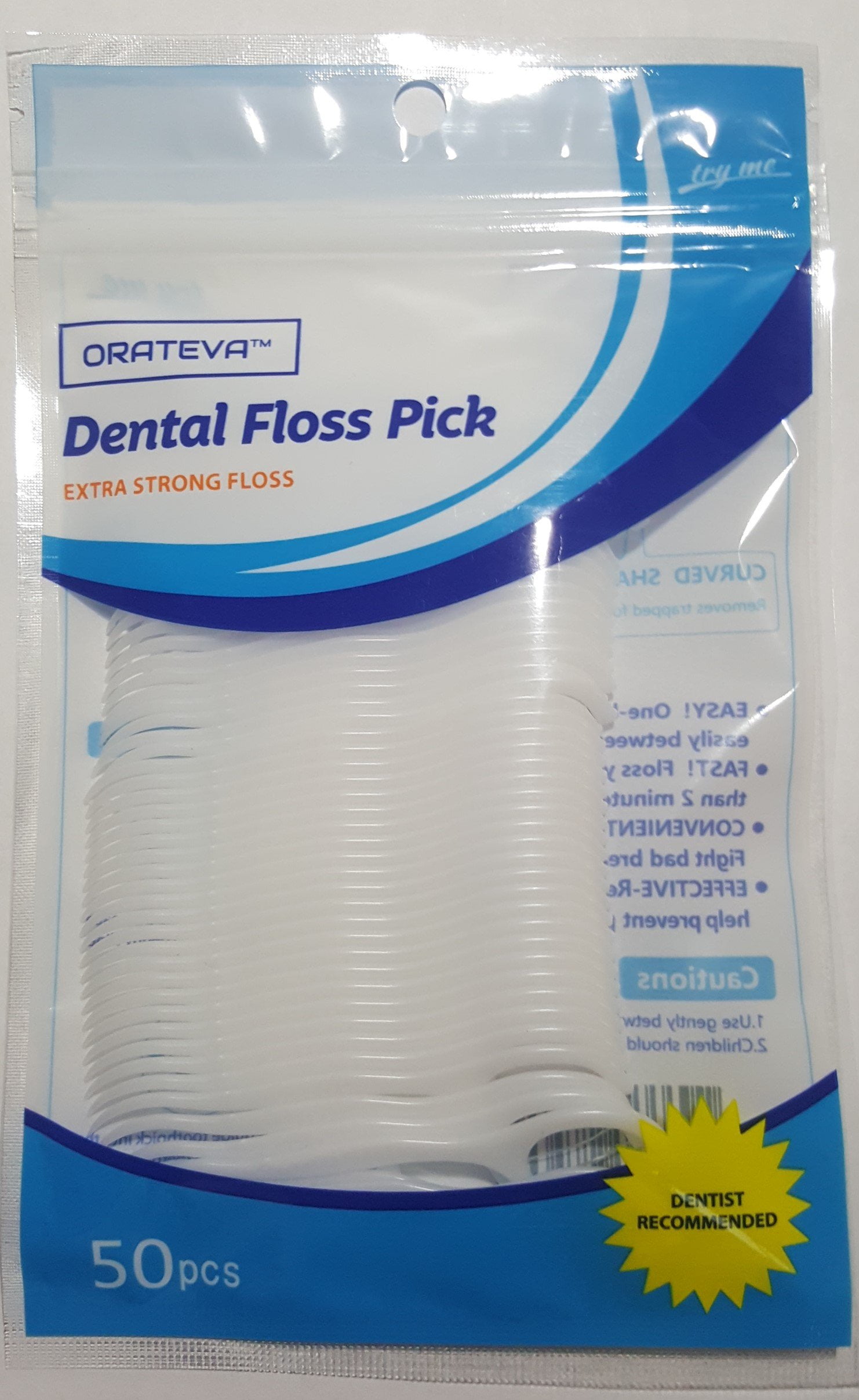 Armonds Bag of 50 each Premium Dental Floss Picks