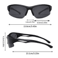 thumbnail image 5 of Polarized Sports Sunglasses for Men Women, UV400 Protection - Unbreakable Lightweight Frame, Non-Slip Grips Sun Glasses for Cycling, Running, Golf, Fishing, Baseball, Motorcycle, 5 of 7