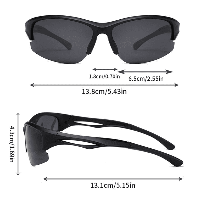 Polarized Sports Sunglasses for Men Women, UV400 Protection  display picture 3