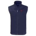 thumbnail image 2 of Men's Cutter & Buck Navy Philadelphia Phillies Big & Tall Charter Eco Full-Zip Vest, 2 of 3