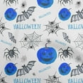 thumbnail image 1 of oneOone Cotton Poplin Medium Blue Fabric Halloween Fabric For Sewing Printed Craft Fabric By The Yard 42 Inch Wide, 1 of 4