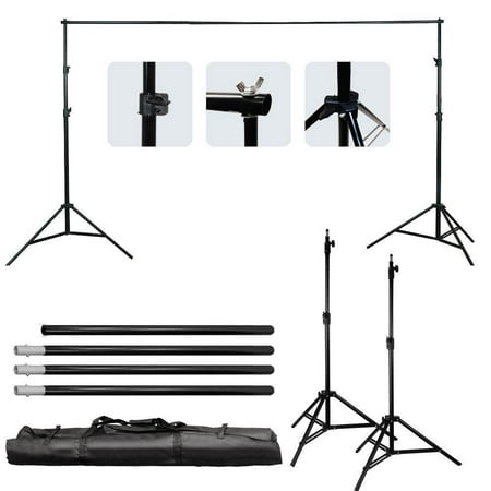 Ktaxon 10ft Adjustable Background Support Stand Photography Video Backdrop Kit