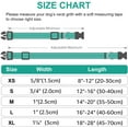 thumbnail image 6 of Reflective Dog Collar,Soft Neoprene Padded Breathable Nylon Pet Collar Adjustable for Large Dogs,Teal,L, 6 of 18