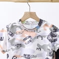 thumbnail image 6 of GXWEA Baby Boy Short Sets 6 Months Baby Boy Clothes Toddler Baby Boys Clothes Set Short Sleeve T-Shirt And Shorts Summer 2 Pcs Outfit, 6 of 9
