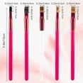 thumbnail image 3 of HUGFEGWE 5Pcs MultiFunction Eyebrow Brush 4D Brow Brush Professional Stroke Concealer Contour Square Three-dimensional Makeup Stamp Angled Hairline Brush Valentines Birthday Christmas CA919-164799, 3 of 7