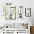thumbnail image 4 of Designart Sailboat Anchored In Fog Canvas Wall Art, 4 of 5