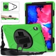 thumbnail image 4 of XYX Case for Lenovo Tab P11 Plus/Tab P11 11.0 inch Released 2021 with 360 Degree Rotating, Hand Strap, Shoulder Strap, Green, 4 of 7
