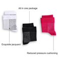 thumbnail image 4 of Calcetines de compresión para el pie con manga deportiva para el tobillo para mujeres y hombres (blanco S/M), 4 of 6