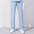 thumbnail image 2 of Pants for Women Glitter Leggings Leggings for Women Athletic Pants plus Size Casual 2xl Pant Work Casual Slim Fit Tall Sweatpants Leather Lose up Sky Blue XL, 2 of 8