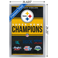 thumbnail image 3 of NFL Pittsburgh Steelers - Champions 23 Wall Poster, 14.725" x 22.375" Framed, 3 of 5