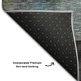 thumbnail image 5 of Addison Rugs Mayfield Premium Machine Washable Transitional Squares Copper Round Rug, 8' x 8', 5 of 5