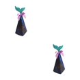 thumbnail image 2 of Yuarrent Cajas de regalo de boda de 20 bolsas-recubrimiento de polvo brillante de doble cara sin derramar polvo decoraciones de de postre sirena Sirena azul profundo 2Conjunto, 2 of 6