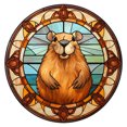 thumbnail image 1 of 5D DIY Capibara Vidrieras Kit 30x30cm, 1 of 9