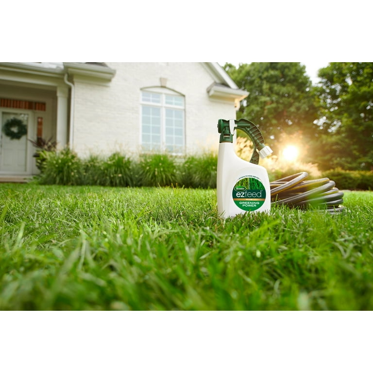 Scotts EZ Feed Plus Greening Power, Liquid Lawn Fertilizer, Fast