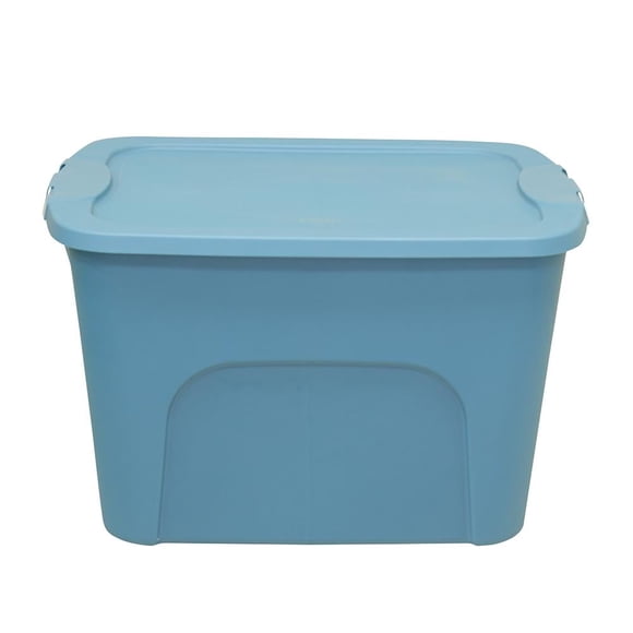 Caja Italhome con Tapa 87 litros Azul