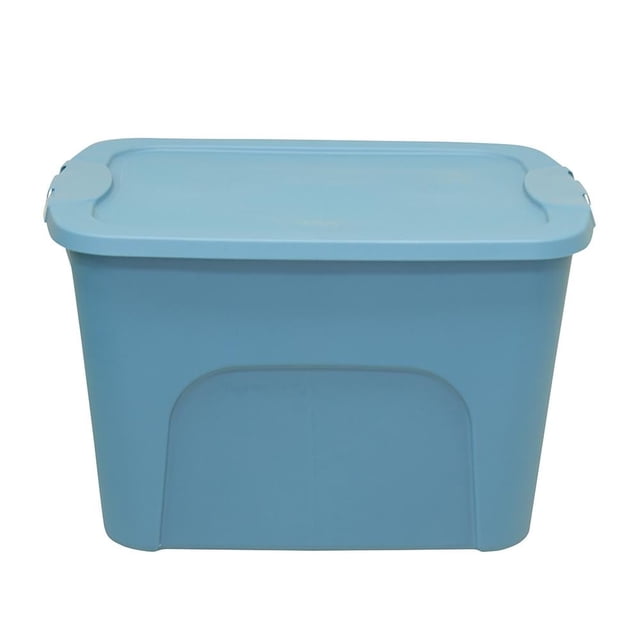 Caja Italhome con Tapa 87 litros Azul