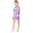 thumbnail image 3 of Arshiner Girls 2 Pieces Tie Dye Outfits Short Sleeve Pullover Crop Tops and Short Pants Sweatsuits Tracksuits, 3 of 8