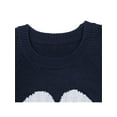 thumbnail image 4 of Qiylii Valentine's Day Sweater Knitted Tops for Women, Autumn Leisure Round Collar Pullover Sweater,Valentine's Gift for Her, 4 of 8