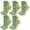 Mint Green, variant on TIELUTT Japanese Women's Socks Ruffled Hem Hem Ankle Low Top Socks Exercise Desk Workout Stuff for Women at Home Workout Bands Resistance for Men under Desk Elliptical Pedal Heating Pads for Gloves