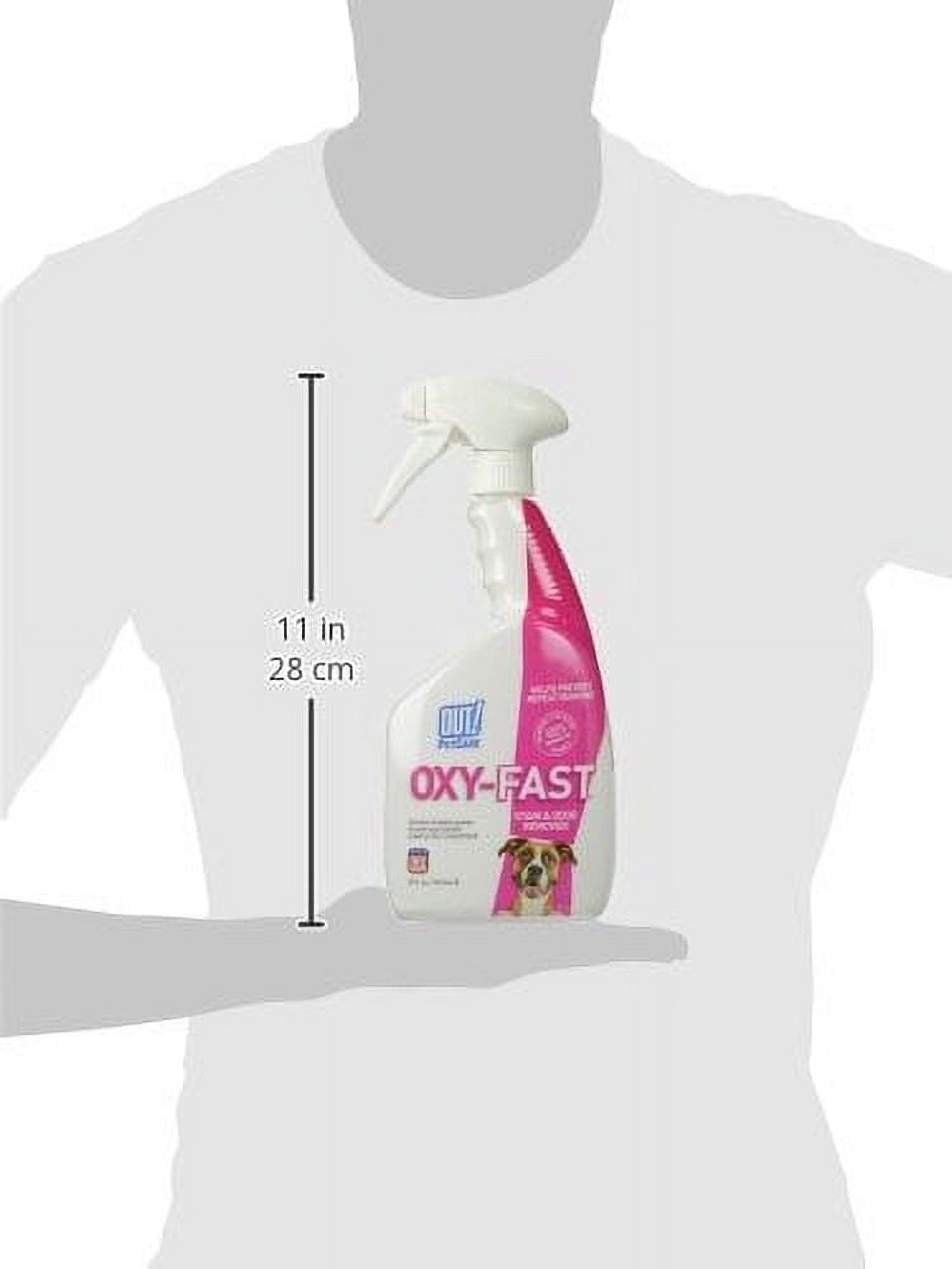 (2 pack) OUT! Oxygen Activated Pet Stain & Odor Remover for Dogs - Fresh Scent - 32oz.