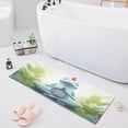 thumbnail image 7 of Coolnut Meditating Frog Bath Mat, Dry Quickly Non Slip Absorbent Bath Rug, Soft Living Room Bedroom Home Floor Mats, Bath Mats for Bathroom, Tub and Shower 20" x 39" Home Decor, 7 of 7