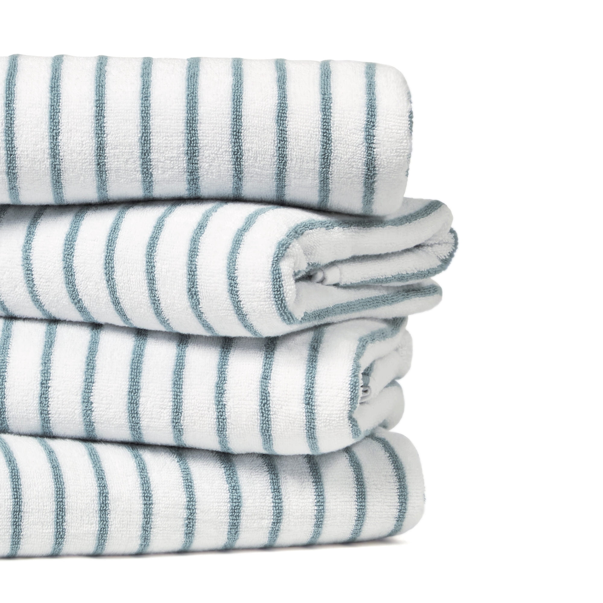 Comfort Canopy - Cabana Stripe Beach Pool Towels - Oversized 100% Ring Spun Cotton, Ultra Soft, Plush and Highly Absorbent, 35 x 65
