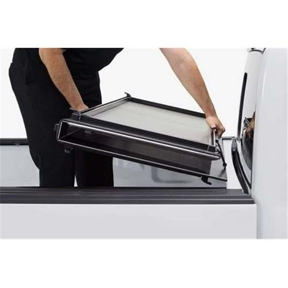 Lomax Hard Tonneau Cover - Matte Black - 6 ft. 6 in.