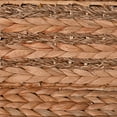 thumbnail image 7 of happimess BSK2000A-3SET Sandrine Classic Farmhouse Handwoven Hyacinth Storage Baskets with Handles and Lids, Natural (Set of 3), 7 of 7