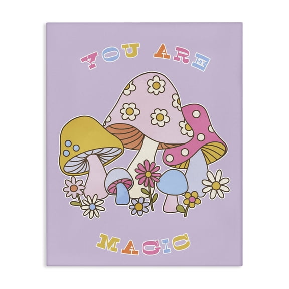 Stupell Industries Eclectic You Are Magic Botanicals Canvas Art, 16 x 20, by Lil' Rue