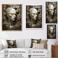 thumbnail image 4 of Designart "Forgotten Memories Surrealism Portrait I" Surrealism Floater Framed Wall Art Print, 4 of 7