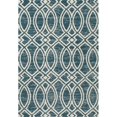 thumbnail image 4 of Art Carpet 841864100945 2 x 8 ft. Highline Collection Ogee Trellis Woven Area Rug, Aqua, 4 of 5