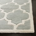 thumbnail image 3 of SAFAVIEH Chatham Freddy Geometric Wool Area Rug, Gray/Ivory, 8' x 10', 3 of 10