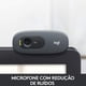 thumbnail image 3 of Cámara web Logitech HD C270 720p Videollamadas y grabación, 3 of 6