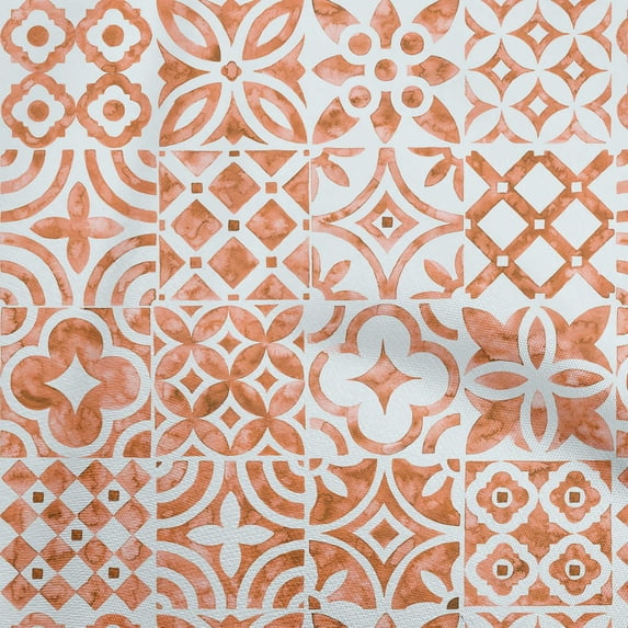 oneOone Velvet Orange Fabric Floral Quilting Supplies Print Sewing Fabric By The Yard 58 Inch Wide
