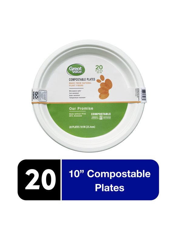 Compostable Plates in Compostable Tabletop
