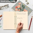 thumbnail image 4 of FORMRS 1-Subject Spiral Notebook 8" x 5" College Ruled 60 Refillable Sheet A5 Hard Cover, 2 Pack, Stars Flower, 4 of 7