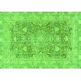thumbnail image 1 of Ahgly Company Indoor Rectangle Abstract Green Modern Area Rugs, 2' x 5', 1 of 4