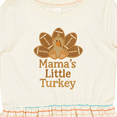 thumbnail image 4 of Inktastic Mama's Little Turkey Thanksgiving Baby Girls Toddler Dress, 4 of 5