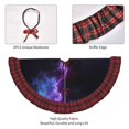 thumbnail image 4 of Sigee Purple And Blue Nebula for Christmas Decoration Tree Skirt Christmas Plaid Tree Skirt,Christmas home decor Holiday Tree Skirt Fits TChristmas Tree-48", 4 of 6