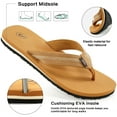 thumbnail image 3 of Ecetana Women's Flip Flops Summer Flats Sandals Yoga Mat Comfortable Beach Thong Sandals, 3 of 6