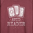 thumbnail image 3 of Instant Message - Tarot Avid Reader - Women's Lightweight French Terry Long Sleeve Shirt, 3 of 6