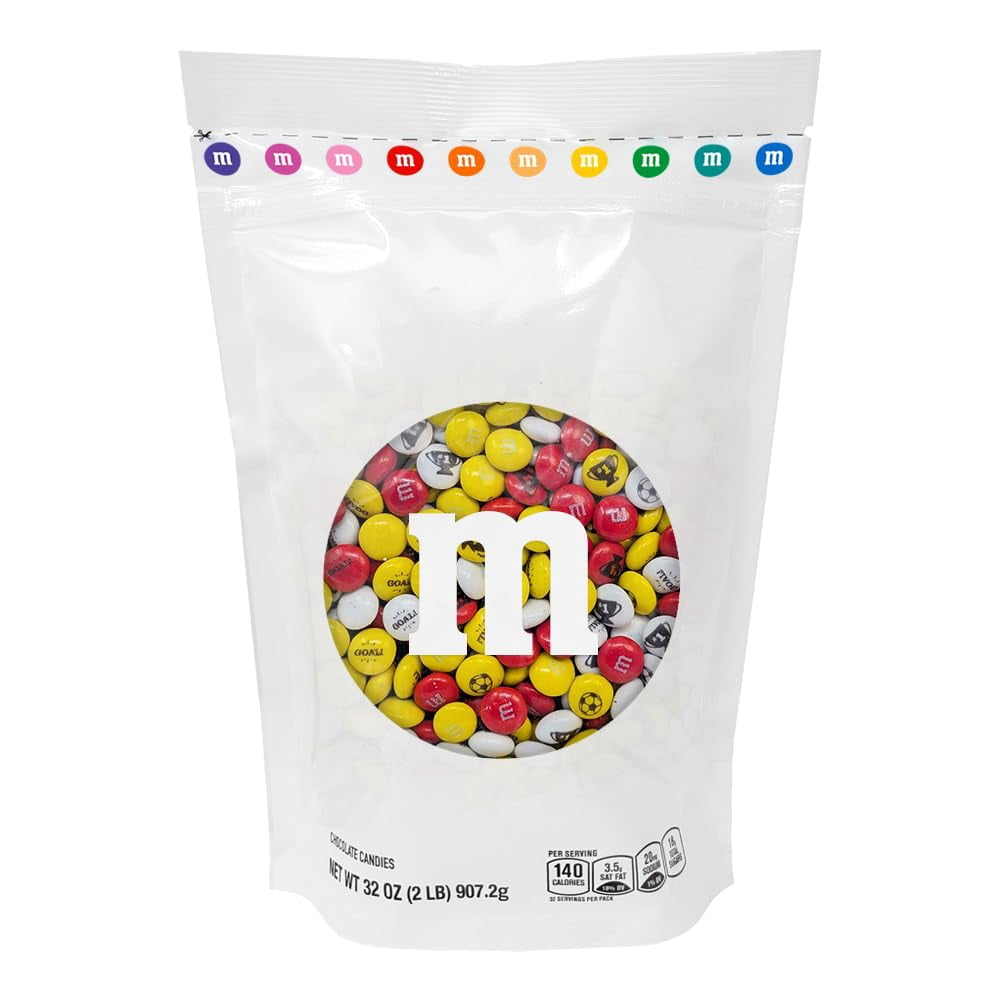 M&M UNRIVALED MandM　カバーオール　S エムアンドエム　ELT M&M'S Spain Soccer Championship Milk Chocolate Candy, 2lb Bulk Bag