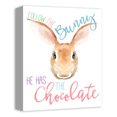 thumbnail image 2 of Creative Products The Bunny Has Chocolate 11 x 14 Canvas Wall Art, 2 of 5