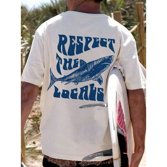 Made Of Pure Cotton Fabric - Round Neck Breathable Short-Sleeved T-Shirt, Retro Casual Versatile Fashion Summer Men's Daily Wear T-Shirt