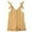 Yellow, variant on Odeerbi 1-6 Years Toddler Girls Summer Knitting Cotton Jumpsuit Ruffle Camisole Romper Casual Solid Color Shorts Strap Overalls Bib Overall Pants
