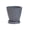 Gray, variant on SHJHENG Geometric Verticals Ribbed Plastic Plants Pot With Drainage Tray Modern Faceted Planter Indoor Decor Flower Pot For Succulents Houseplants