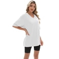 thumbnail image 2 of Camisetas Kinglaman, paquete de 4, oversize, tallas grandes, holgadas, talla L, 2 of 7
